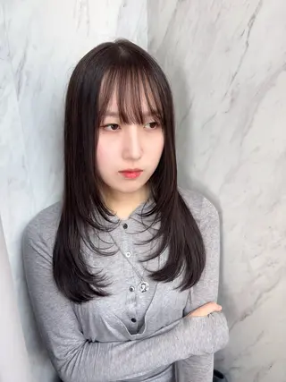 セミロング 似合わせカット🫧透 明感カラー🫧maiのヘアスタイル