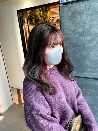 ロング カラー 髪質改善/白髪ぼかし KENTAのヘアスタイル