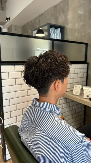 ショート パーマ メンズ メンズ専門 Ryukiのヘアスタイル
