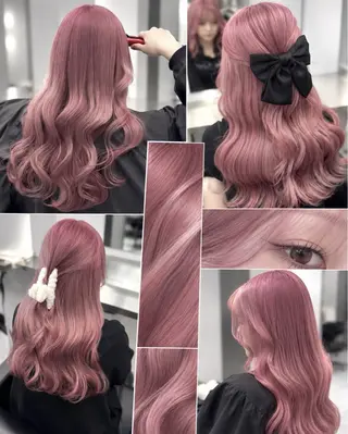 カラー ピンク🎀/ベージ ュ🧸🥞/ユウキのヘアスタイル