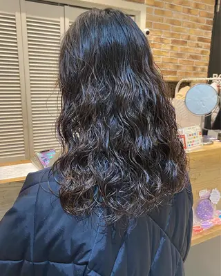 ロング パーマ フレンチボブパーマ Yuukiのヘアスタイル