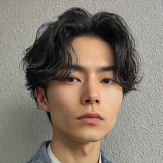 ショート パーマ メンズ 坂上広樹 foto武蔵小杉のヘアスタイル