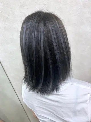 ミディアム 穐田 司樹のヘアスタイル