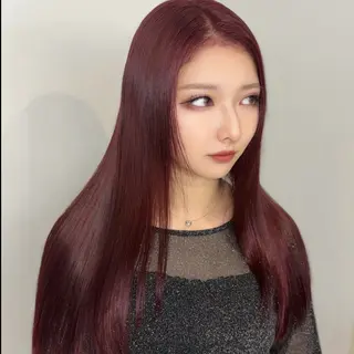 ロング カラー Ren. 🦋デザインカラーのヘアスタイル