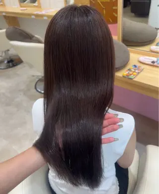 ロング カラー 淡い暖色・透明感🩰 girly♡ノアのヘアスタイル