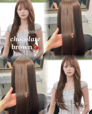 ロング カラー 【難波 心斎橋】 🐰Rio🤍のヘアスタイル