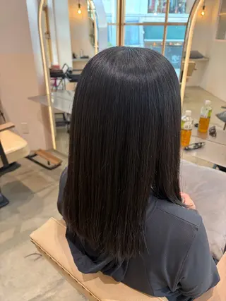 ミディアム パーマ かけだ まゆのヘアスタイル