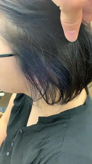 ミディアム カラー パーマスタジオ グレイス はやとのヘアスタイル