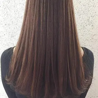 ロング カラー パーマ ヘアアレンジ かわい ゆうな 髪質改善/縮毛矯正のヘアスタイル