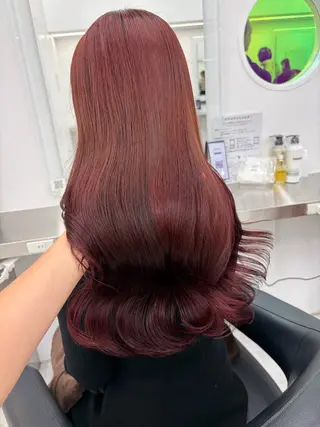 ロング 🍒韓国y2k暖色 NO.1🍒REAのヘアスタイル