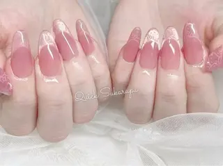 ミディアム Quick Sukarupuのネイルデザイン