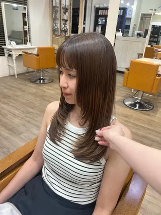 ロング ayaka/暖色/ レイヤーカット🩰のヘアスタイル