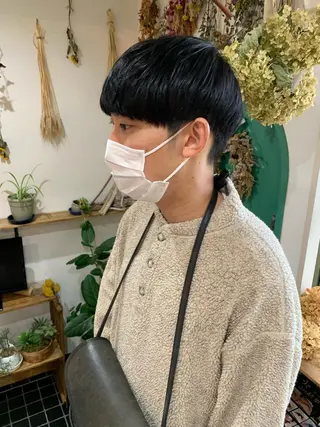ショート カラー メンズ 佐藤 美咲のヘアスタイル