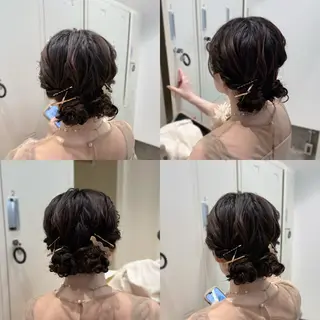 ロング ヘアアレンジ 縮毛矯正+モテカラー 🎀✨MIHOのヘアスタイル
