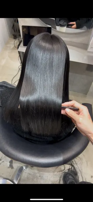 ロング カラー ワンホンヘア🇨🇳 髪質改善/itaruのヘアスタイル