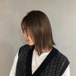 ミディアム 古久保 日音のヘアスタイル