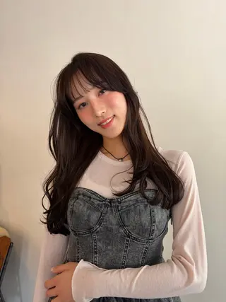 ロング 似合わせカット🎀 梅田‎🤍sayaのヘアスタイル