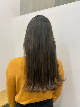 ロング カラー ヘアアレンジ 韓国好き🇰🇷 美容師MIKUのヘアスタイル