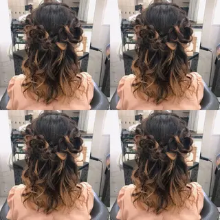 ミディアム ヘアアレンジ 🌷MAYU 🌷のヘアスタイル