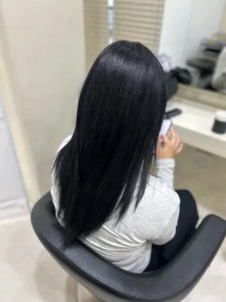 ロング カラー ヘアアレンジ メンズ さくら🍒 暖色カラー/髪質改善のヘアスタイル