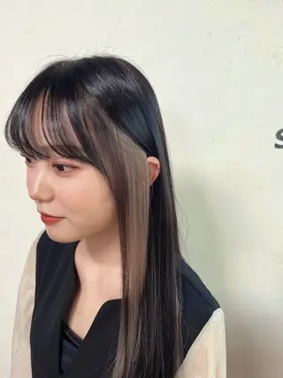 セミロング 山﨑 大二郎のヘアスタイル
