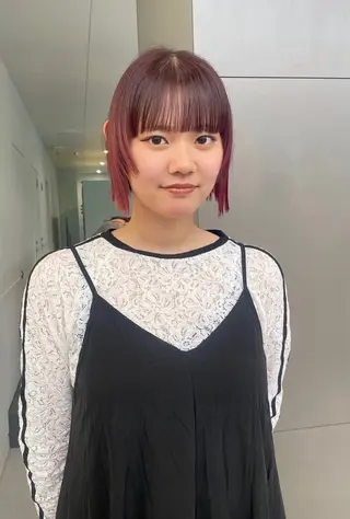 ショート カラー 履歴回収❎ブリーチ/ レイヤーボブ🪄aiのヘアスタイル