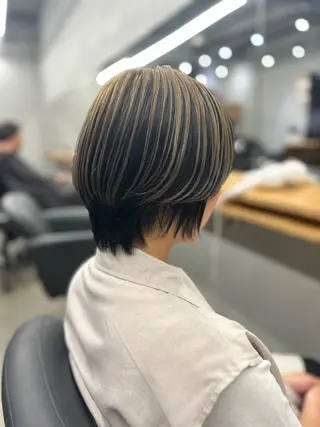 ショート カラー N/デザインカラー 🌿ナギのヘアスタイル