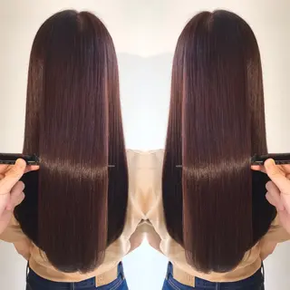 ロング カラー パーマ ヘアアレンジ メンズ キッズ ネイル マツエク・マツパ ✅髪質改善/縮毛矯正 /ヤマモト トキオ✅のヘアスタイル