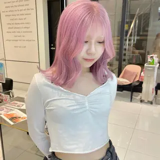 ミディアム カラー レイヤーカット🪽 カネコミユのヘアスタイル