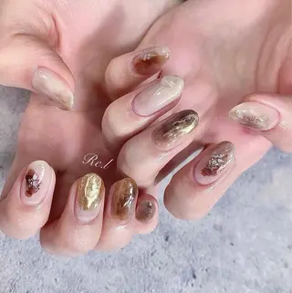 ネイル モチの良さ◉ フィルインネイル♡のネイルデザイン