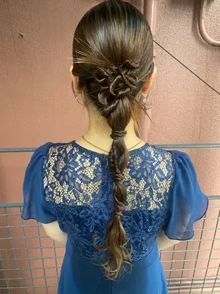 ロング ヘアアレンジ 【safric】 NAOのヘアスタイル