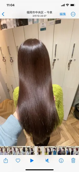 ロング カラー 浦野 剛志のヘアスタイル