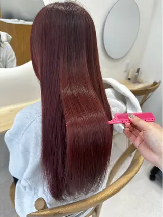 ロング カラー 暖色カラー⭐︎ fuminaのヘアスタイル