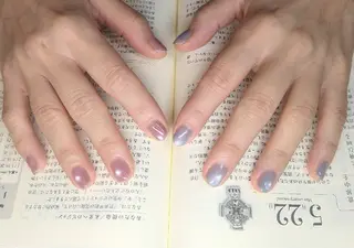 ネイル ⋆⑅˚ new  me!  ˖୨ৎ‧˚のネイルデザイン