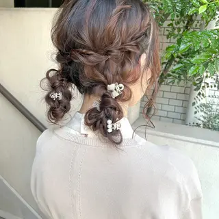 ロング ヘアアレンジ SHANTi 飯塚 ヘアセット/髪質改善のヘアスタイル
