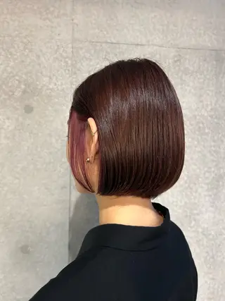 ショート 新堀 紫音のヘアスタイル