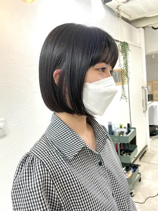 ショート 髪質改善 縮毛矯正/ レイヤー/銀座/本木のヘアスタイル