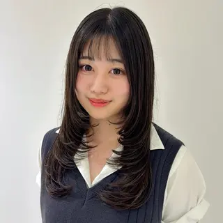 ロング 🇰🇷韓国ワンホン カラー🎀✨️AYUのヘアスタイル