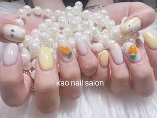 ネイル kao nail マグネット/長さだしのネイルデザイン