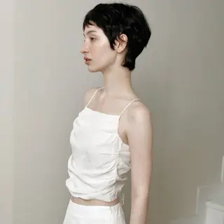 ショート 暖色/パーマ 🌼クニトウメイのヘアスタイル