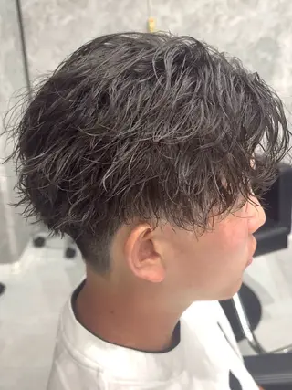 パーマ メンズ 💫メンズパーマ特化 美容師💫 真裟斗のヘアスタイル