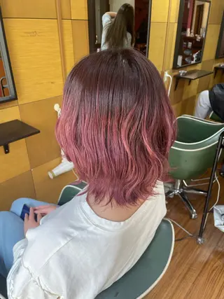 ショート 奥野JAPAN🌈 艶髪カラーのヘアスタイル