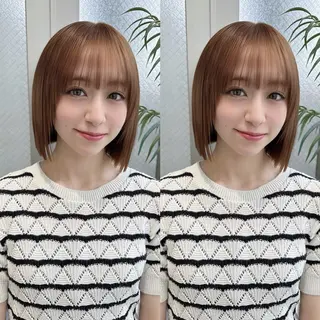 ショート 💗ショート×ボブ 韓国レイヤー宮内諒のヘアスタイル