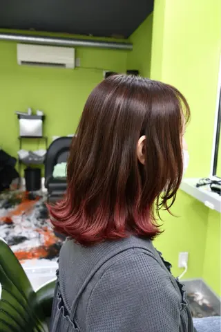 ミディアム カラー 湘南台ORCO 店長 ✨RYUのヘアスタイル