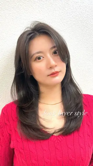 ロング ♡レイヤーボブ パーマ/うらら♡のヘアスタイル