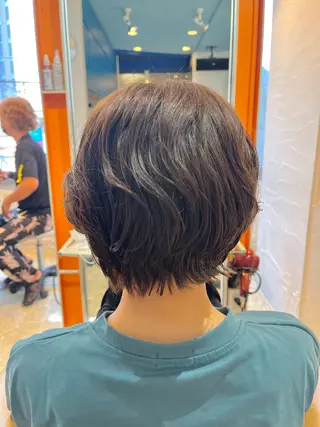 ショート パーマ うしだ かおるのヘアスタイル