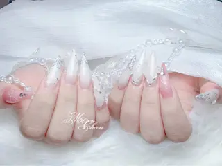 ネイル MoMoA Nail ネイル長さ出し専門店のネイルデザイン