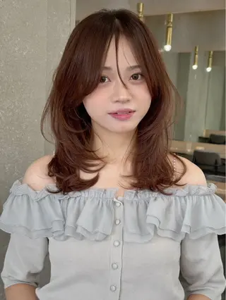 ロング 佐藤 優成のヘアスタイル