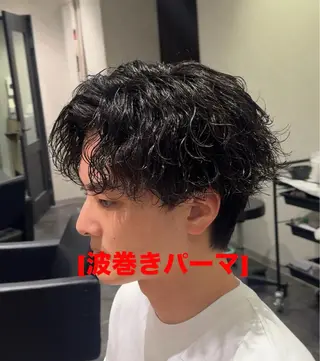 ショート パーマ メンズ 河合 倖宏のヘアスタイル