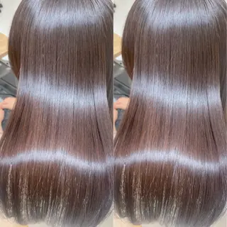ロング 髪質改善✨艶髪カラー 縮毛矯正✨有田仁志のヘアスタイル